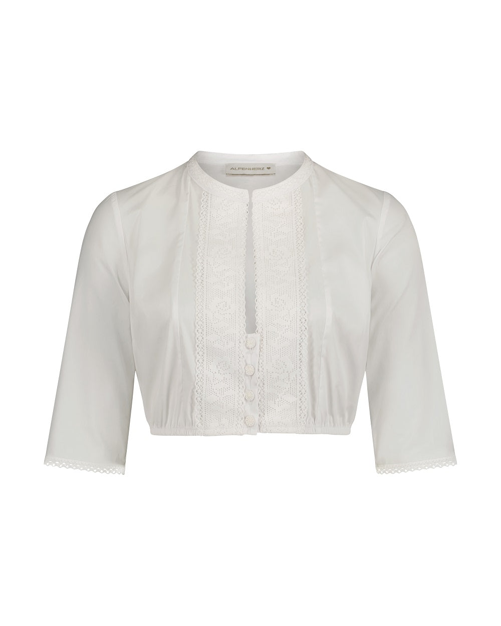 Baumwollbluse Freya halbarm