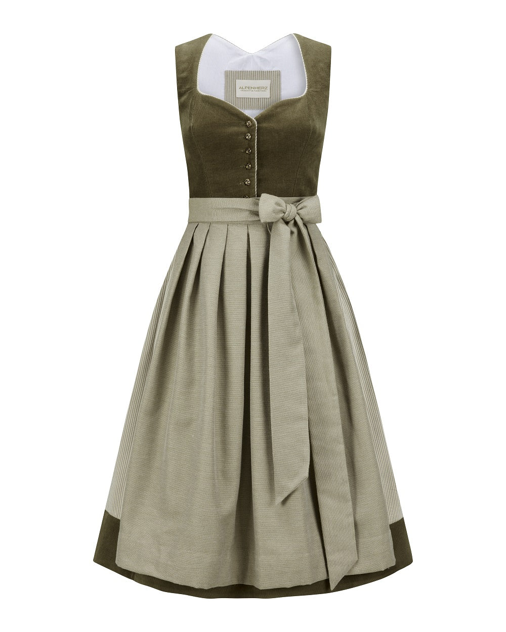 Dirndl Marie, Cord mit abnehmbarem Arm