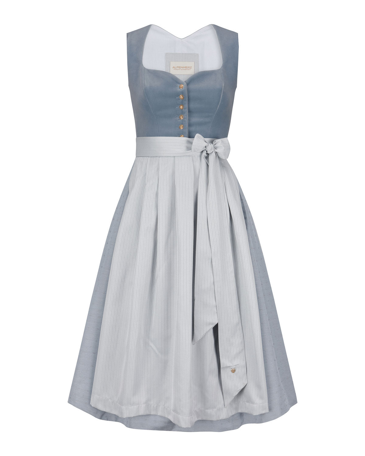 Samtdirndl Mel mit abnehmbarem Arm