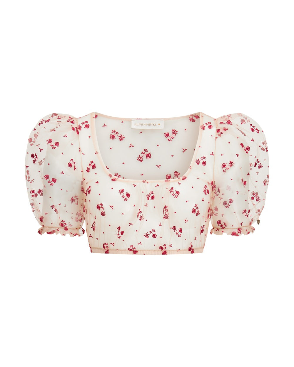 Bluse Cora mit AH Stickerei