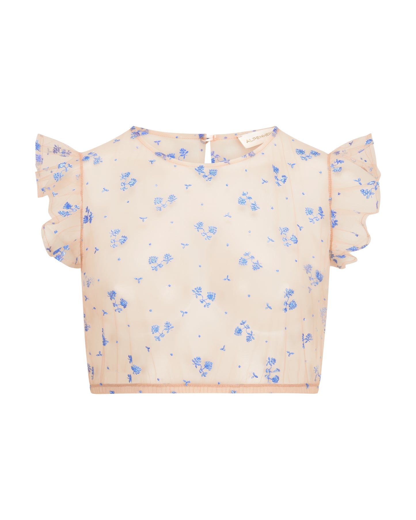 Bluse Kim Flügel Spitze bestickt