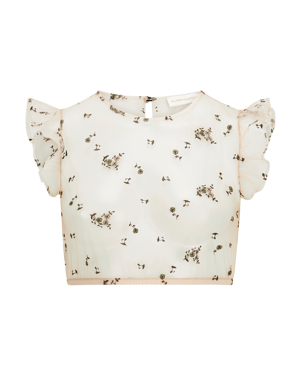 Bluse Kim Flügel Spitze bestickt