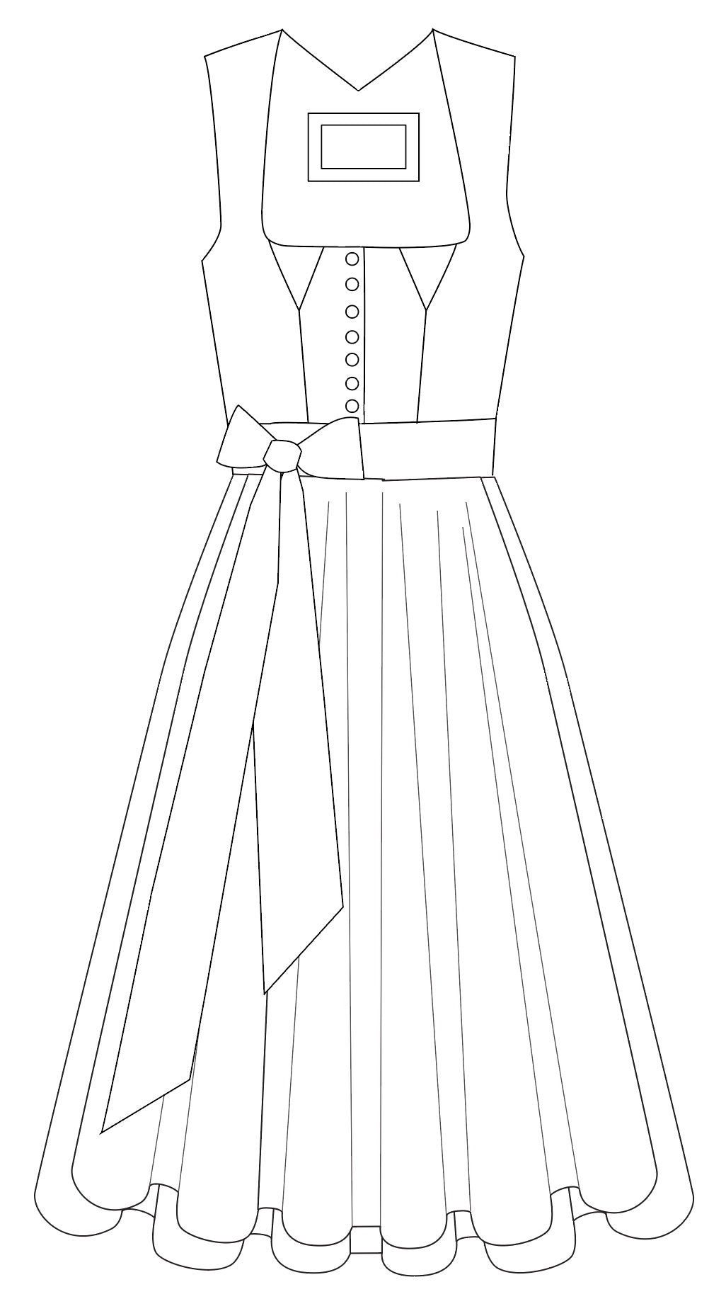 Dirndl Frederika · 80cm