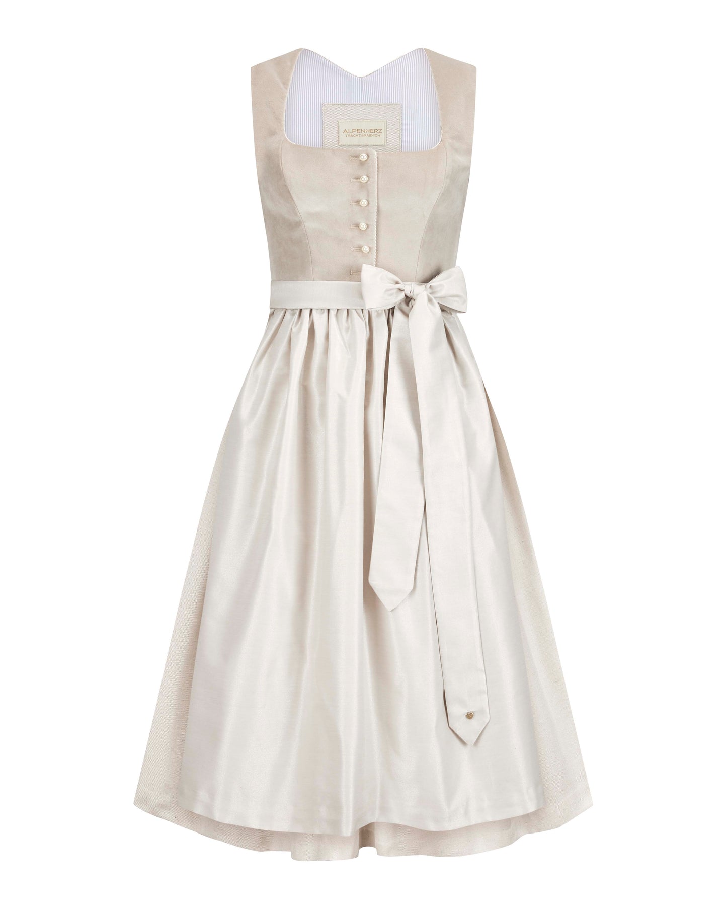 Samtdirndl Mel mit abknöpfbarem Arm
