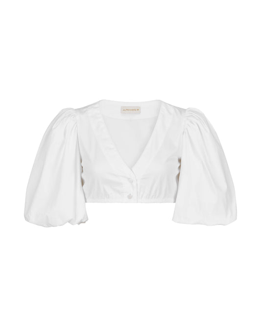 Bluse Daphne mit Puffarm