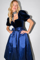 Samtdirndl Arina mit Puffarm