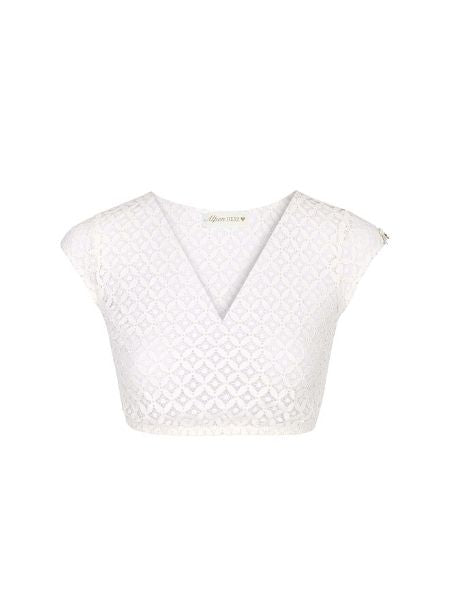 Bluse Laila kurzarm V-Ausschnitt