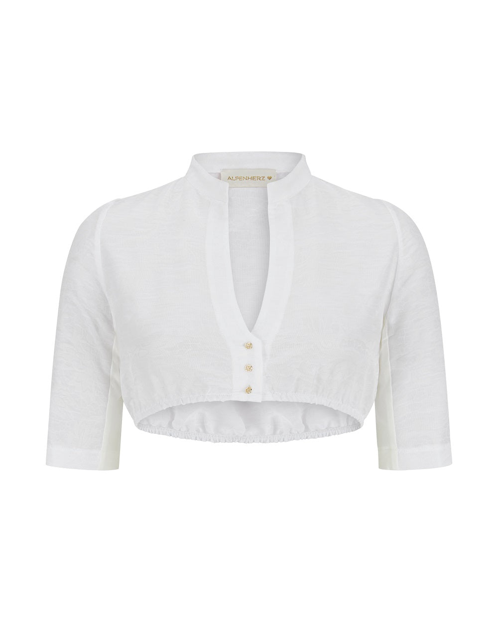 Bluse Charlotte Jaquard halbarm