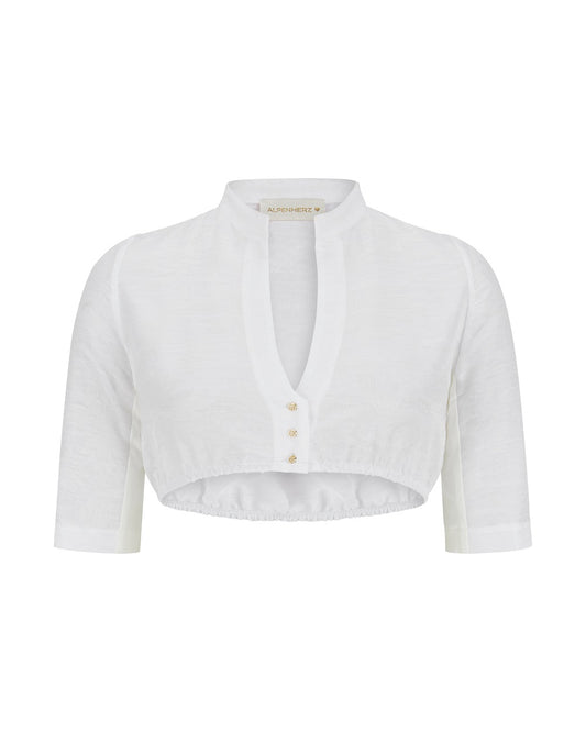 Bluse Charlotte Jaquard halbarm