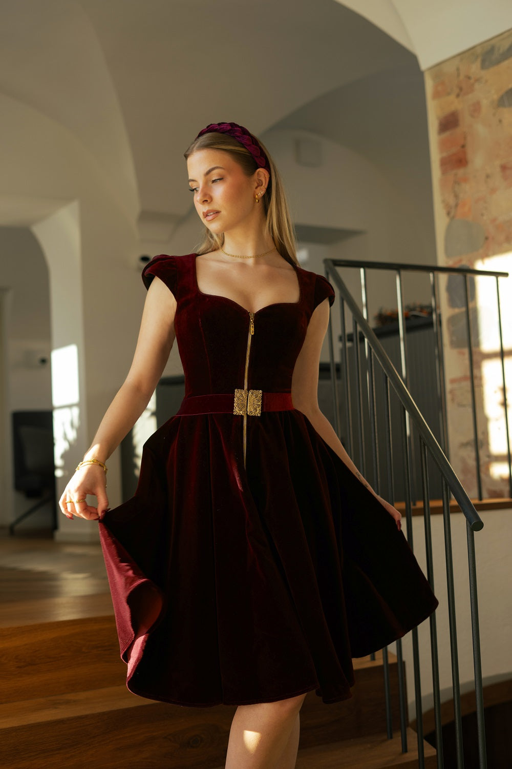 Samtkleid Grazia