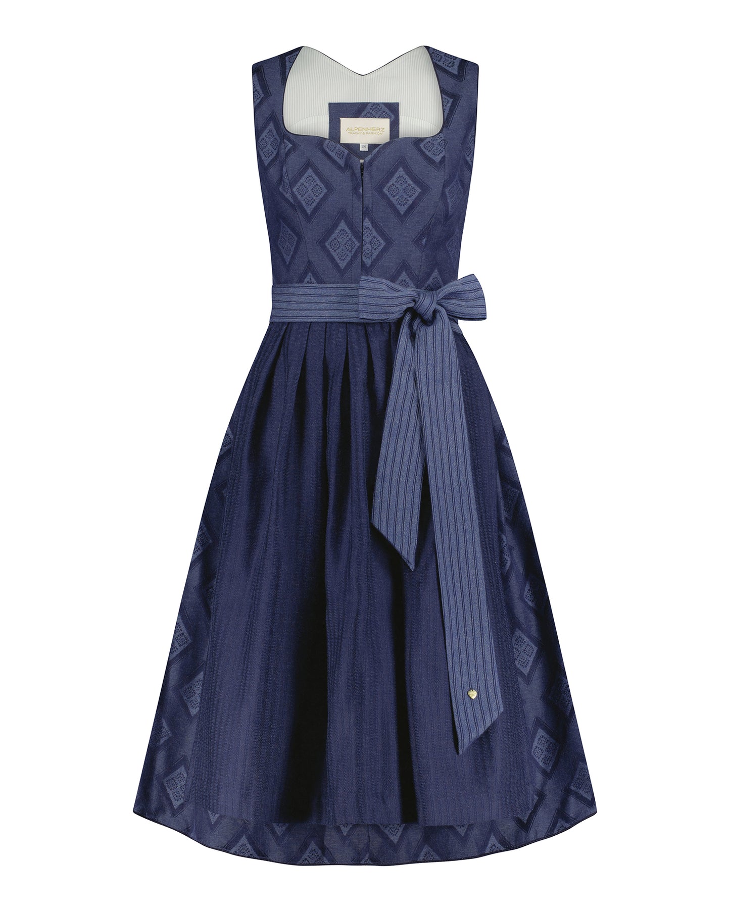 Dirndl Claire, mit abneh. Flügelarm,Rocklänge 70cm