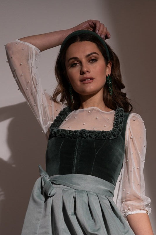 Bluse Kim Perlen