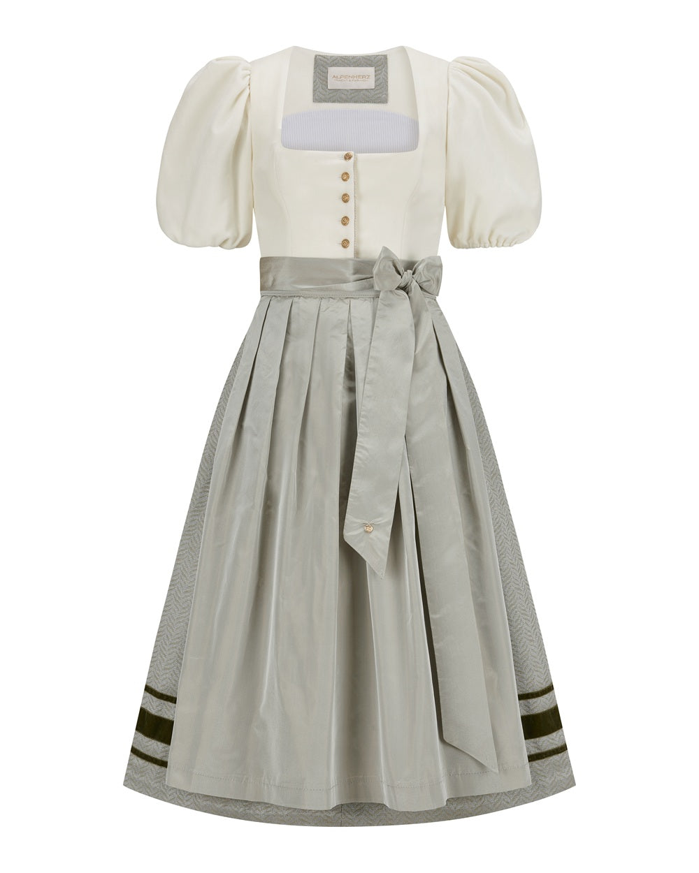 Hochzeitsdirndl Saskia mit abknöpfbarem Puffarm