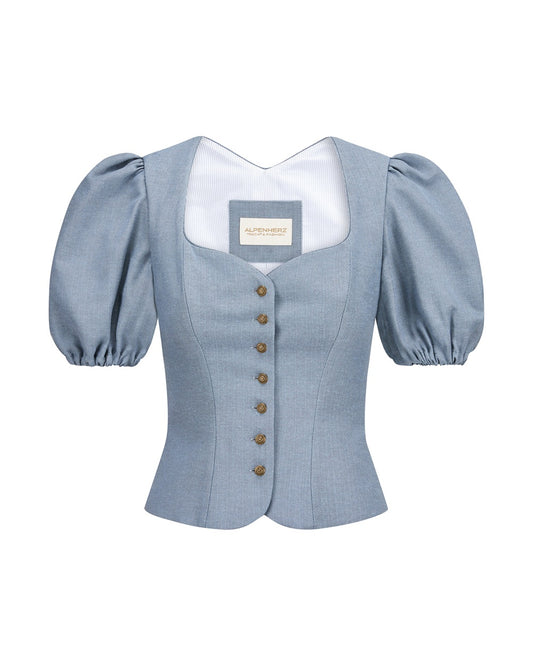 Mieder Carlotta mit abnehmbarem Puffarm