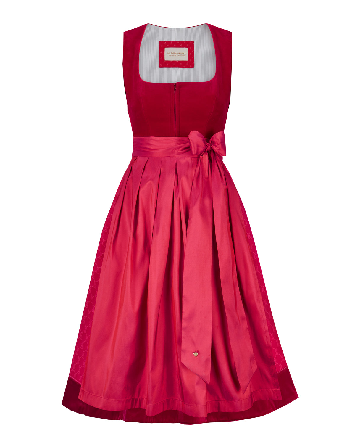 Samtdirndl Mona mit abnehmbarem Puffarm