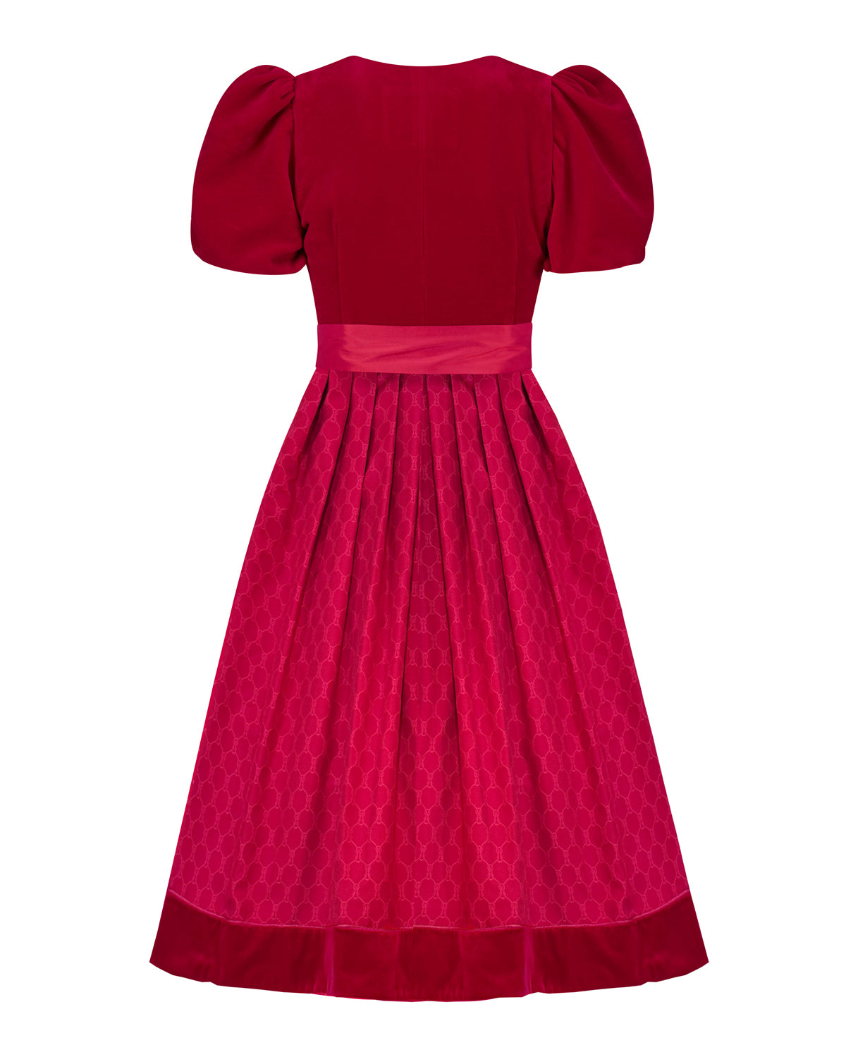 Samtdirndl Mona mit abnehmbarem Puffarm