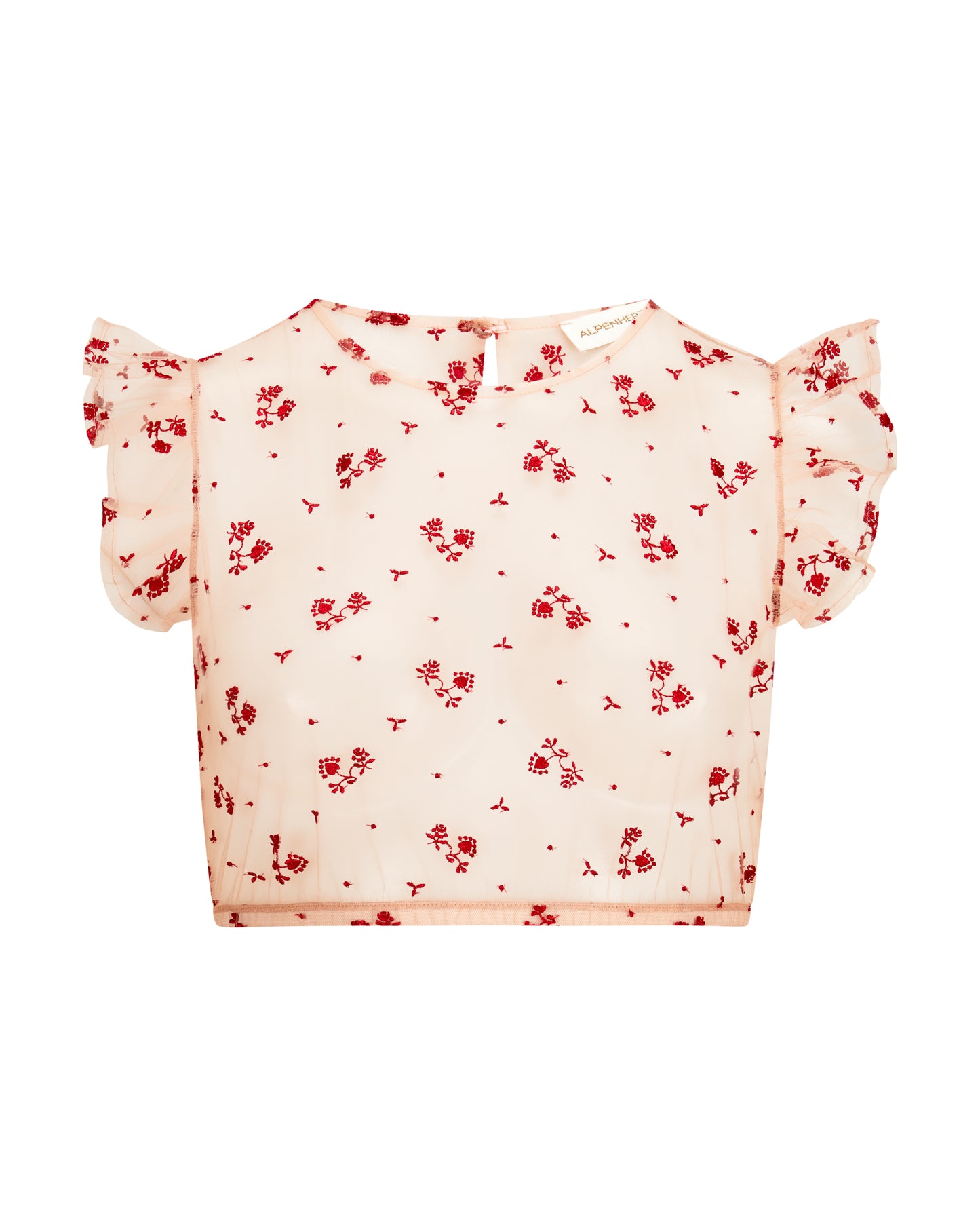 Bluse Kim Flügel Spitze bestickt
