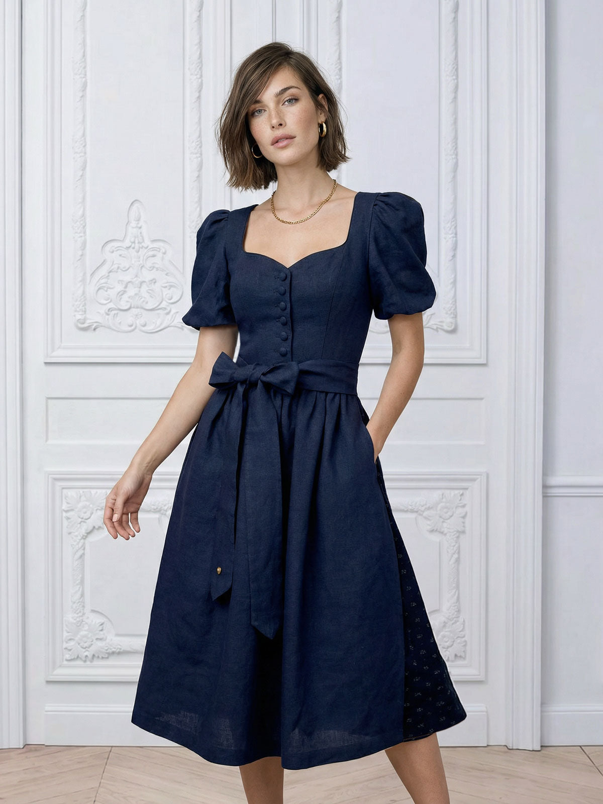 Dirndl Marie TWIN mit Flügel/Puffarm