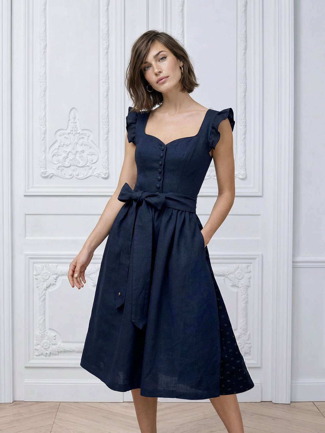 Dirndl Marie TWIN mit Flügel/Puffarm