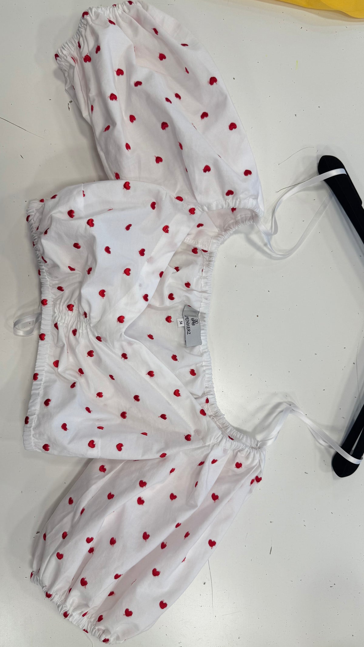 Bluse Carmen mit Herzstick