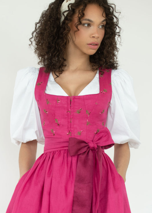 Bluse Daphne mit Puffarm
